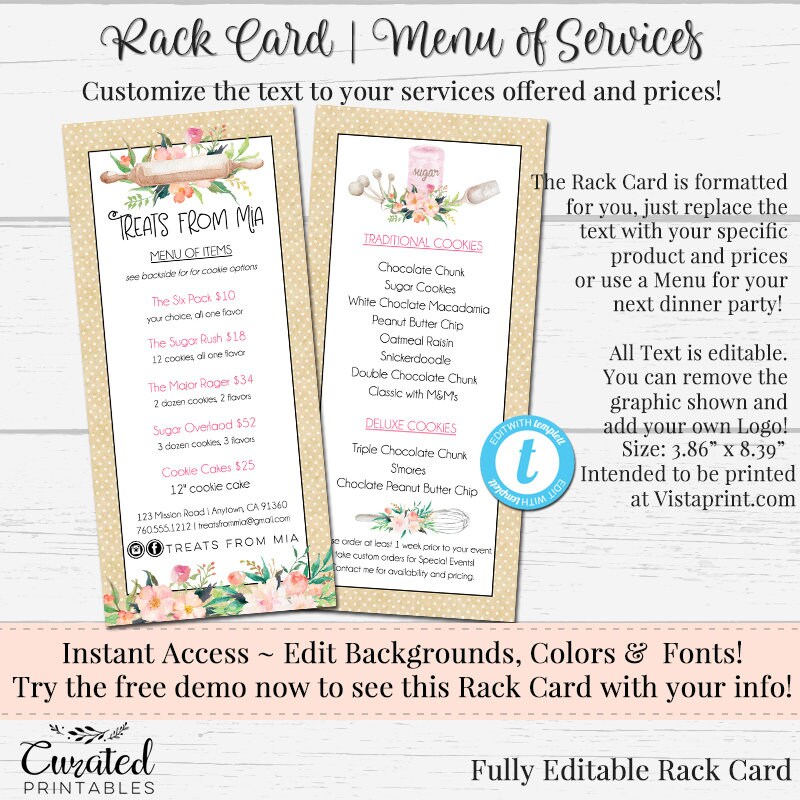 Cottage Law Label Bakers Label Cupcake Product Label DIY Etsy