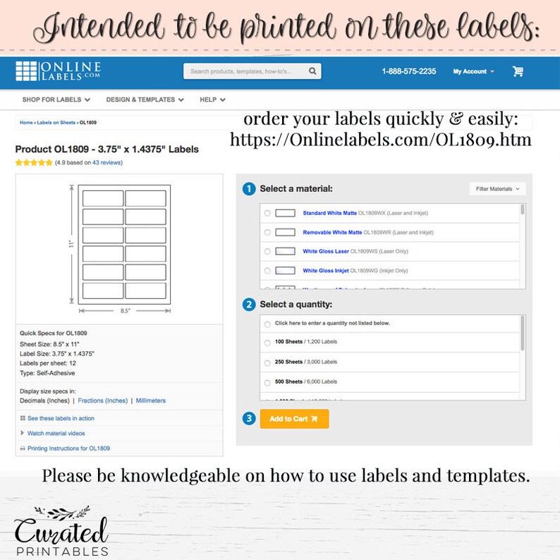 Small Jar Label Editable Bottle Label DIY Bottle Label Etsy
