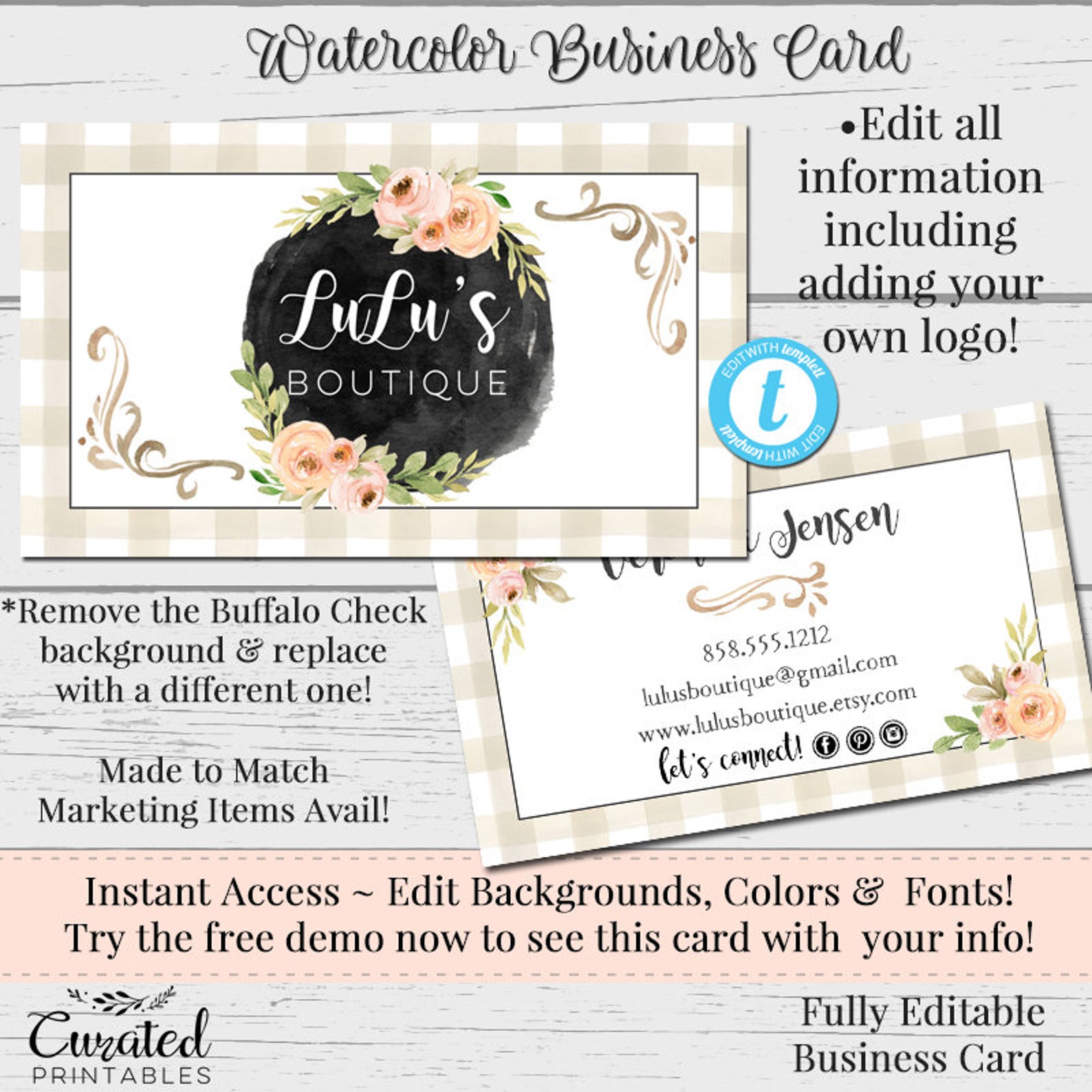 DIY Gift Certificate Printable Gift Cert DIY Gift - Etsy