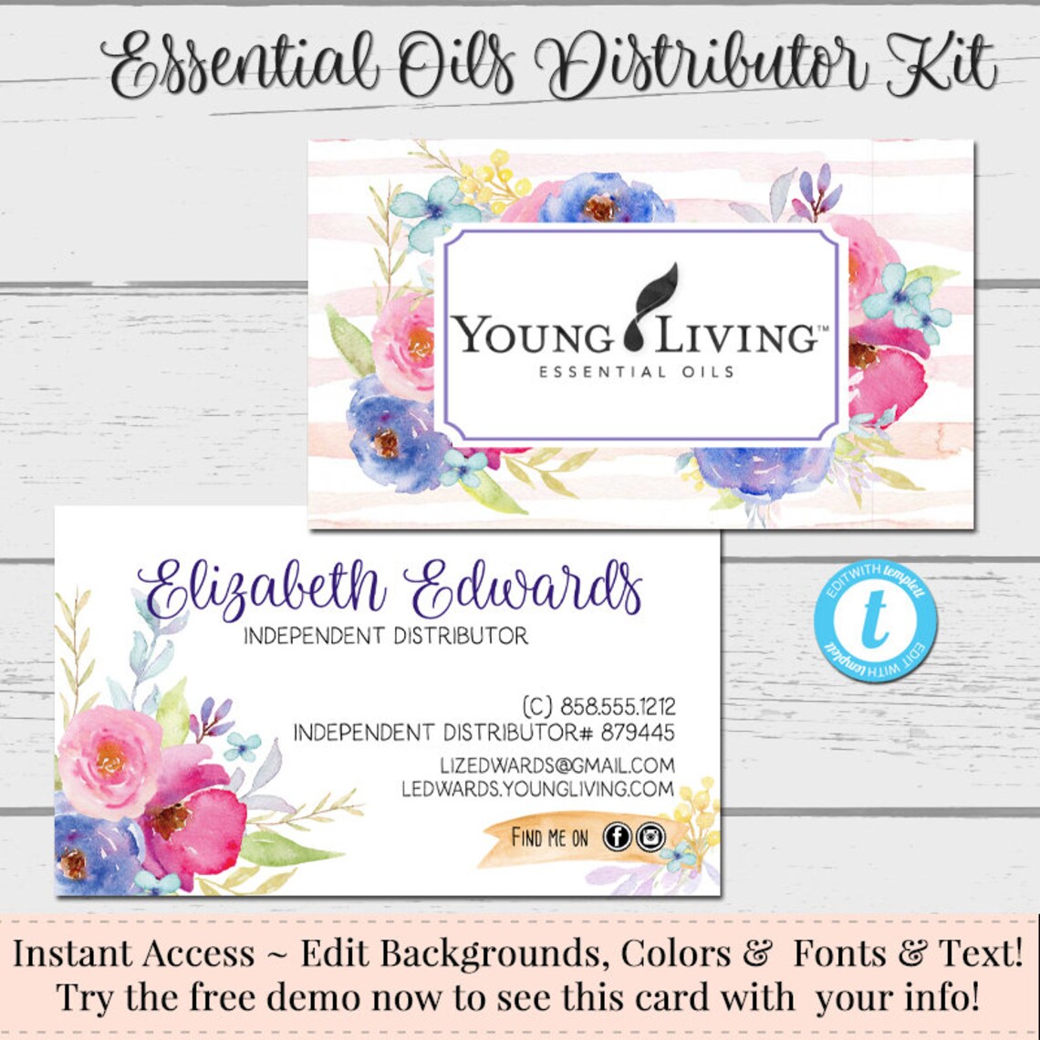 Essential Oils Distributor Kit Mini Essential Oils Bundle Etsy