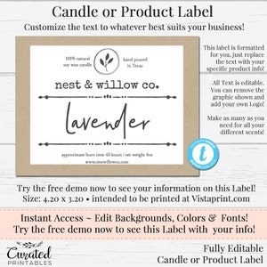 3 Label Bundle Rectangular Label DIY Round Sticker Instant - Etsy