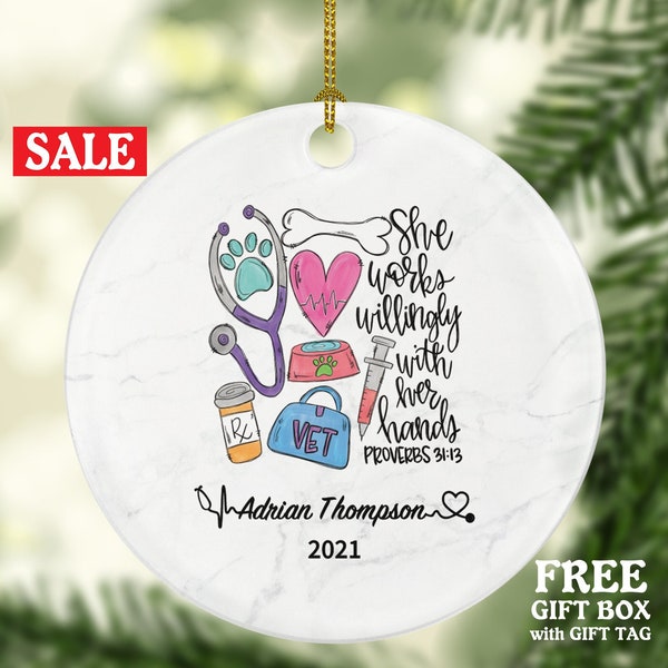 Veterinary Svg Ornament Etsy