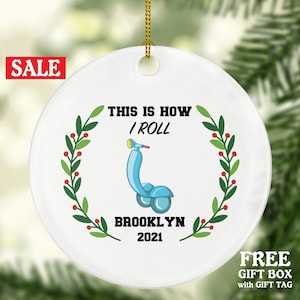 Electric Scooter Christmas Ornament Personalized - Riding Scooter Gift Motorized Scooter - This is how I roll