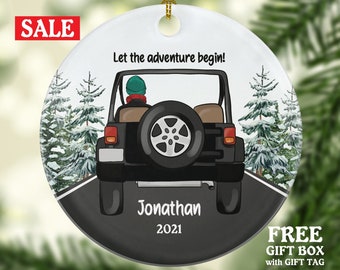 Personalized New Driver Christmas Ornament Boy Male Car Driving Adventure New License Owner Driver&#39;s License Plate Custom Gift For Teenage