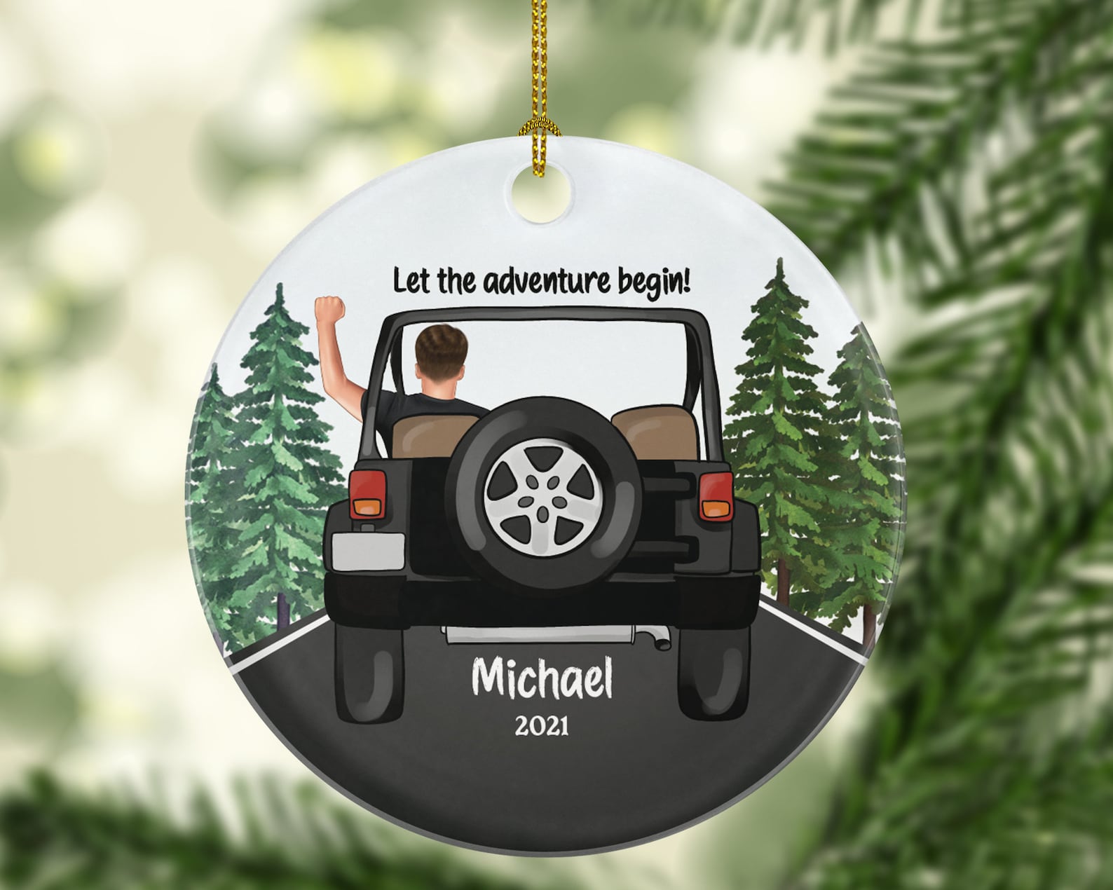 Personalized New Driver Christmas Ornament Boy Male Car Etsy
