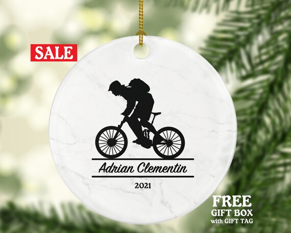 Buy Cyclist Male Men Personalized Christmas Ornament Bicycle Lover