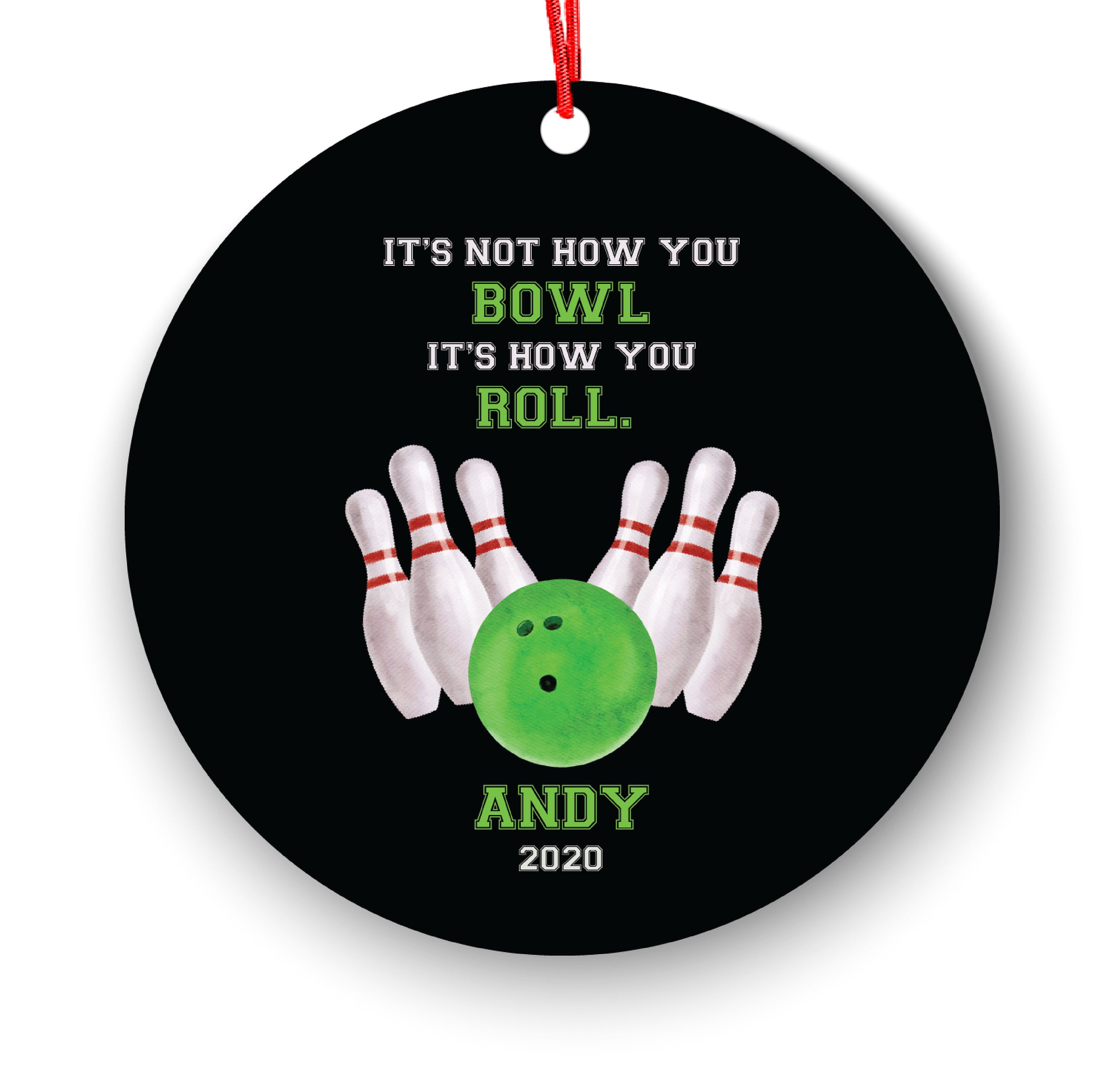 Custom Bowling Ornament Bowling Pins Ornament Strike Etsy