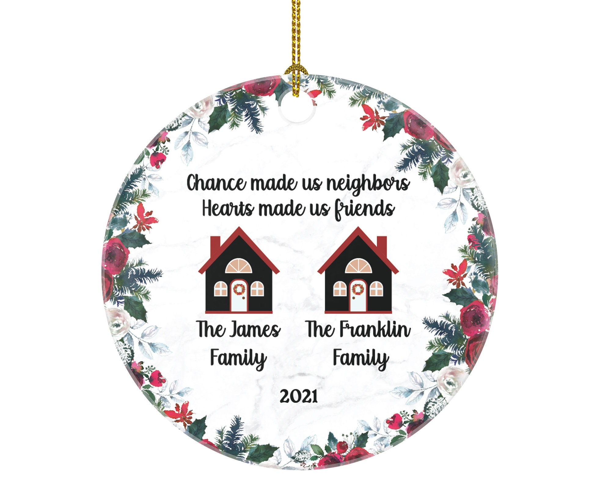 Finding Better Neighbors Than Christmas Ornament, Personalized Neighbor  Christmas Ornament, Custom Neighbor Farewell Keepsake, Neighbor Thank You