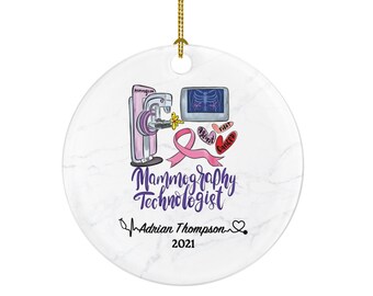 Mammo Technologist Geschenk – Kosmetiktasche Mit Aufdruck, 24x16,5 Cm, Segeltuch, Für Röntgentechnologen