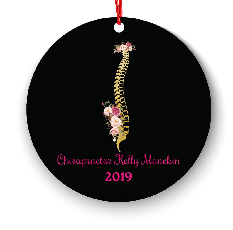 Personalized Chiropractor Christmas Ornament Custom Medical Etsy