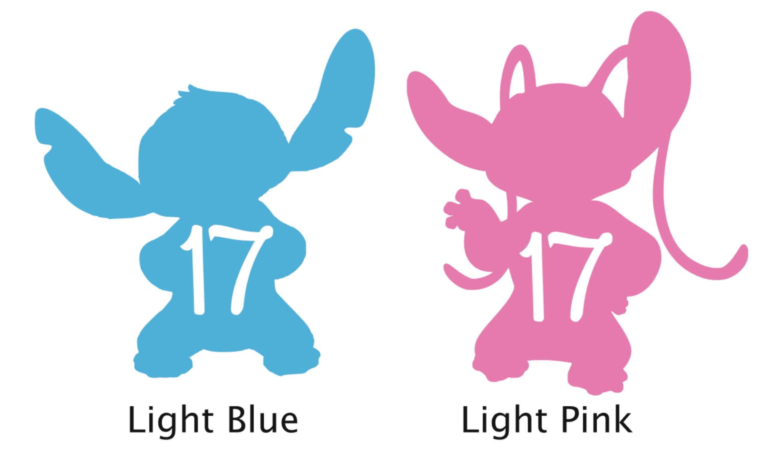 Disney Inspired Stitch o Angel Wheelie Bin House Número Vinilo Etsy