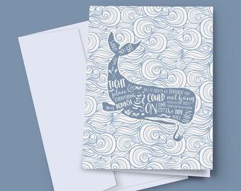 Puede incluir: Ilustración de una ballena azul y blanca con el texto "Cuando te encuentres en un lugar difícil y todo vaya en tu contra, podrías no aguantar, hasta que parezca que no puedes aguantar, un esfuerzo más, un empujón más, y la marea cambiará."