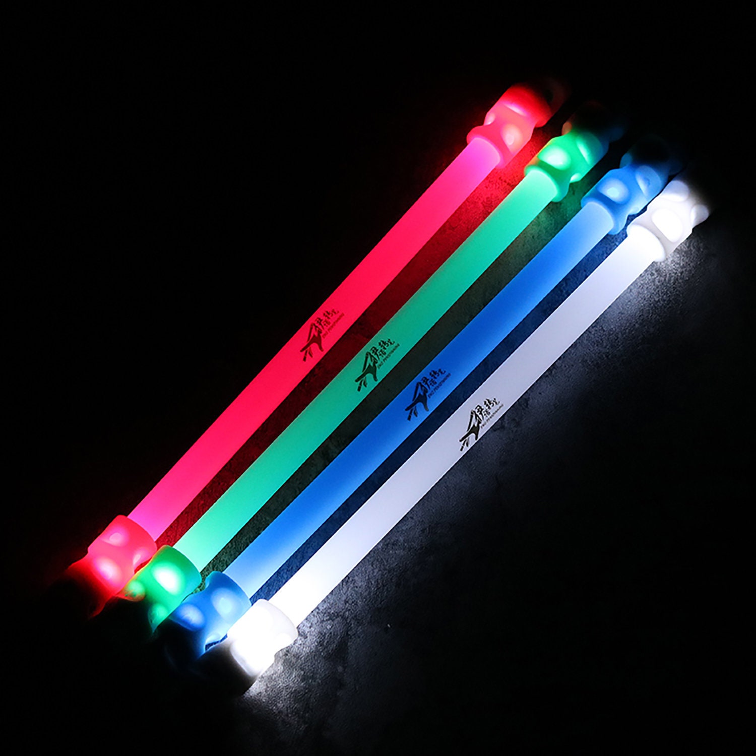 2 Pieces Fidget Pen Spinning Pen with LED Light Multi Functional