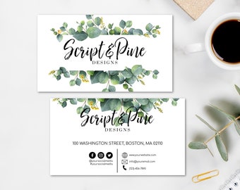 Personalized Business Cards, Printable Business Cards, Business Card Design, Custom Business Cards, Custom Logo Design, Etsy Business Cards