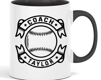 Softball Coach Mugs Etsy