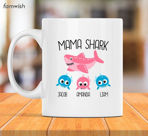 mama shark mug