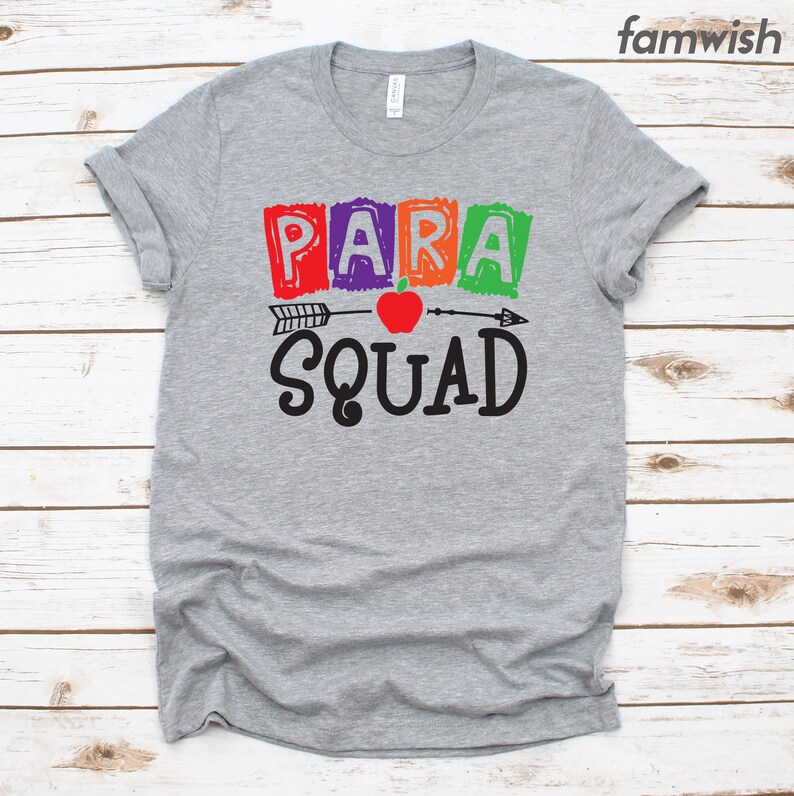 paraprofessional squad shirts