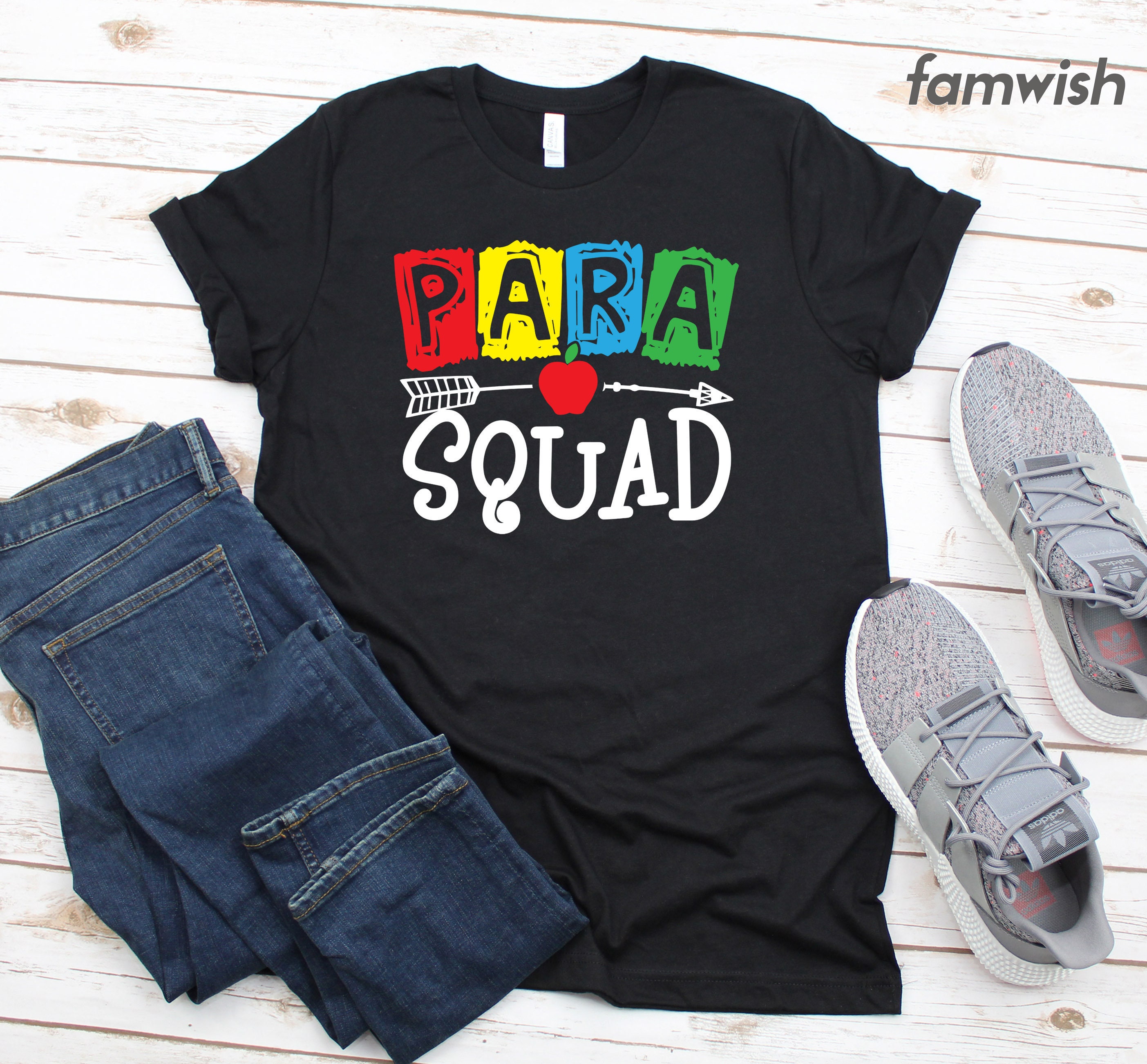 paraprofessional squad shirts