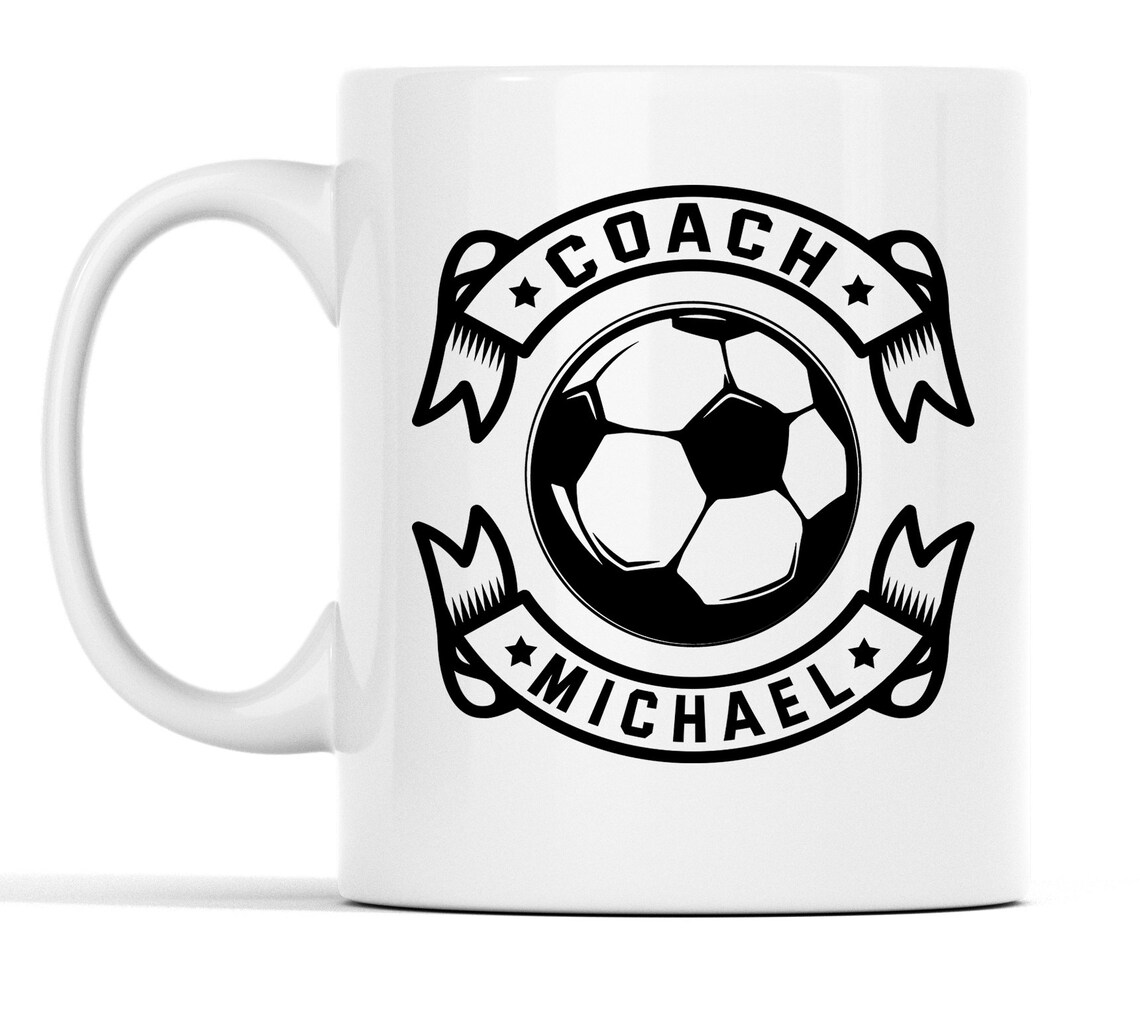 Soccer Coach Mug Personalized Soccer Coach Coffee Mug Soccer Etsy