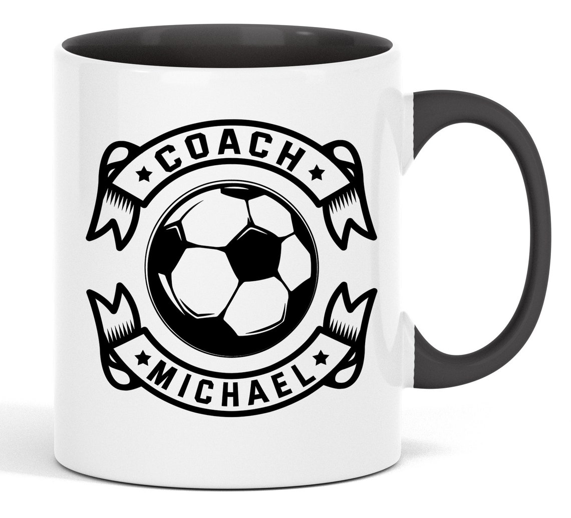 Soccer Coach Mug Personalized Soccer Coach Coffee Mug Soccer Etsy