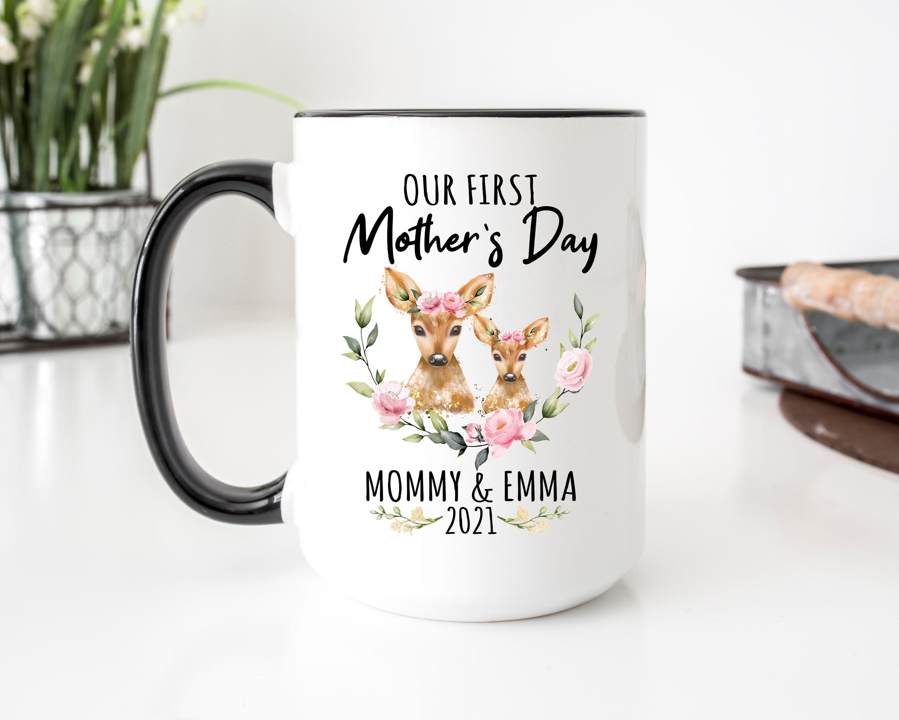 Our First Mother's Day Mug Personalized Mother's Day Etsy
