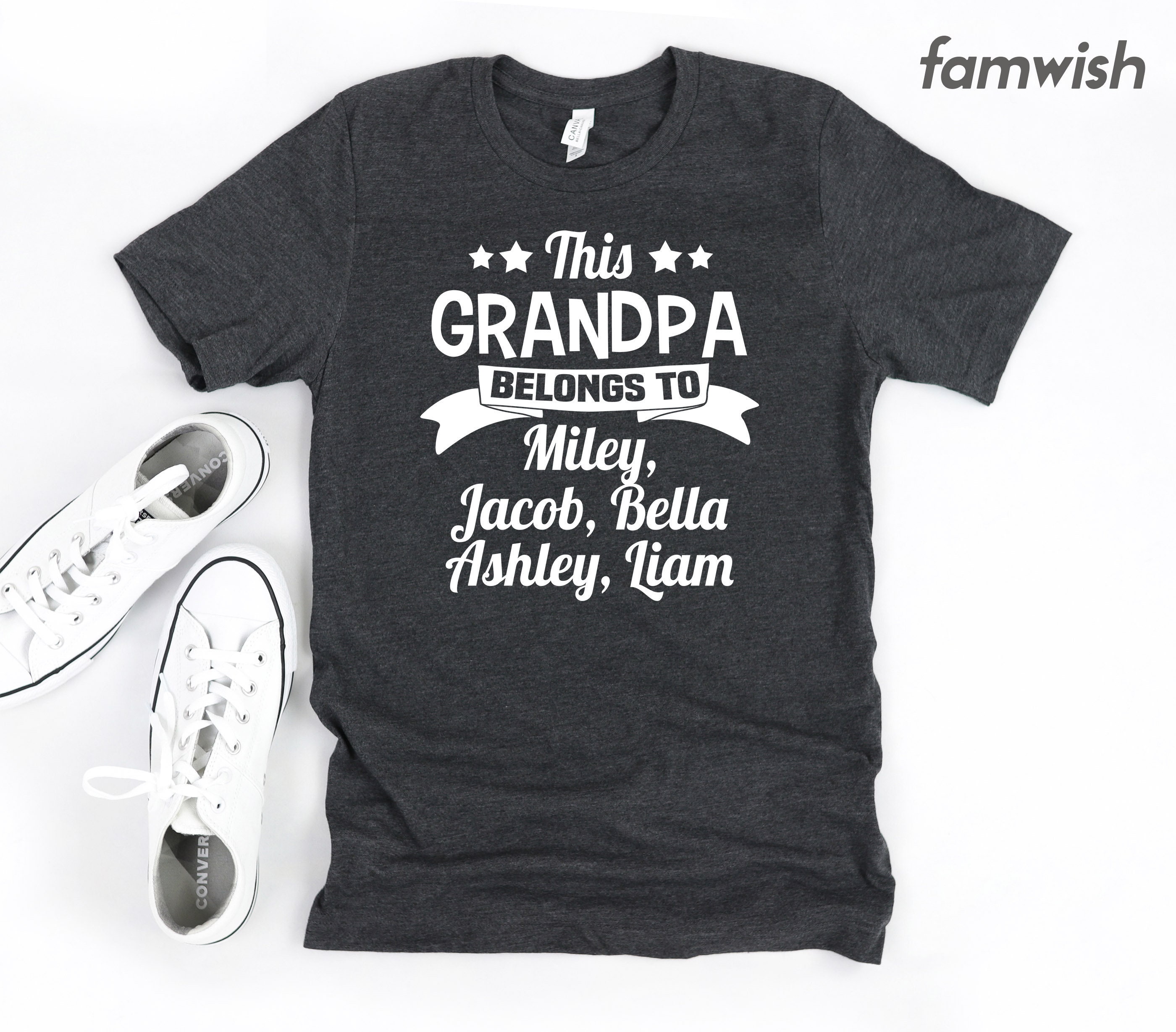 Personalized Grandpa Shirts
 Custom Grandpa T Shirt Personalized Gift For Granddad This