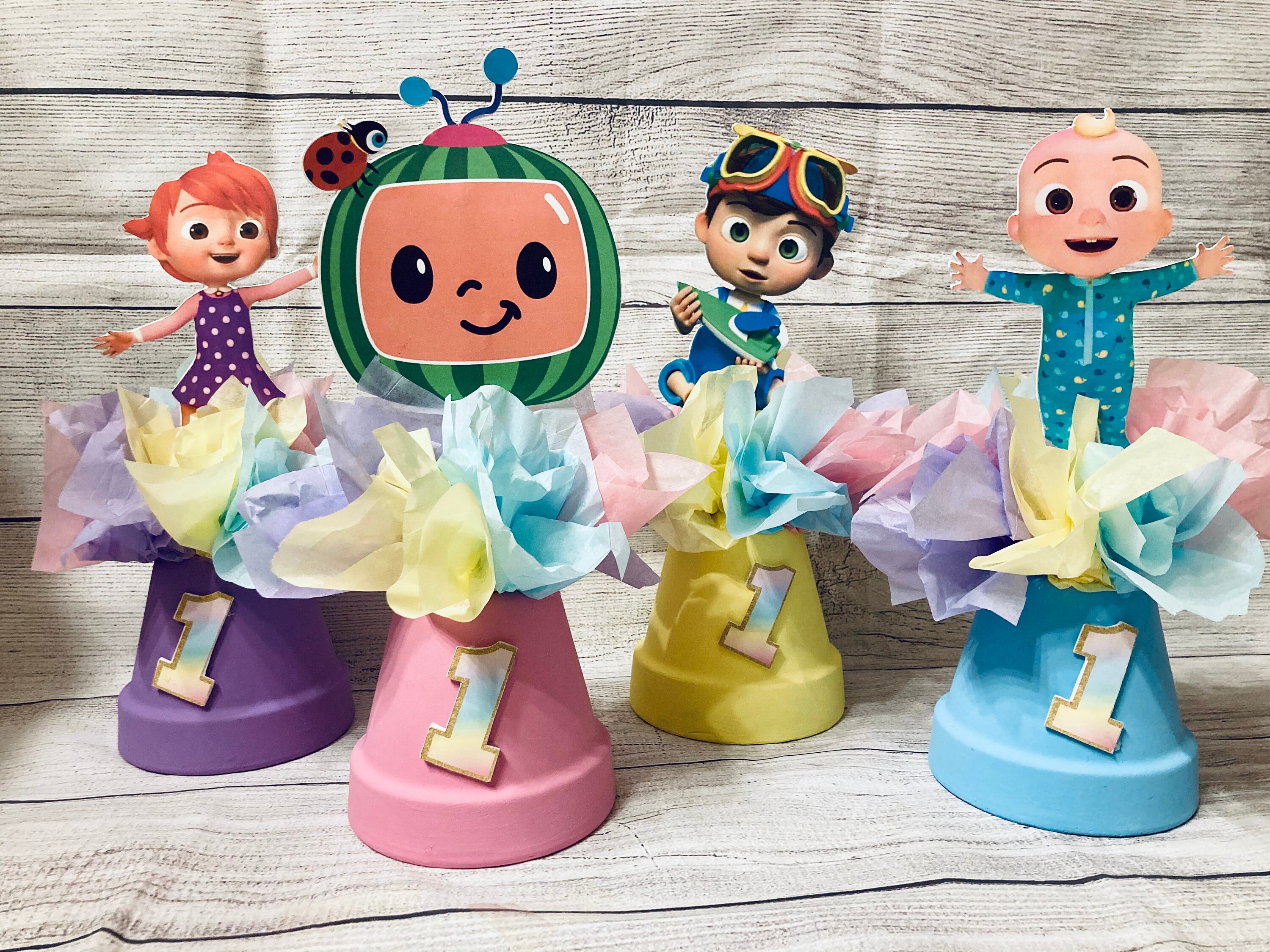 Birthday Centerpiece Pastel Color Centerpiece In 2021 2nd