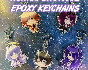 Honkai Star Rail Epoxy Keychains