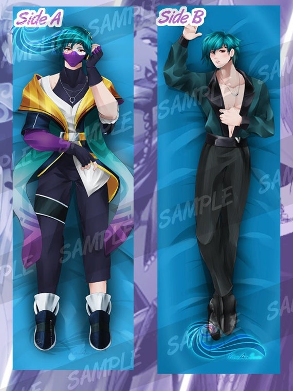 Heart Steel Aphelios Dakimakura Etsy Canada