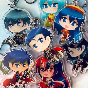 Fire Emblem Epoxy Keychains