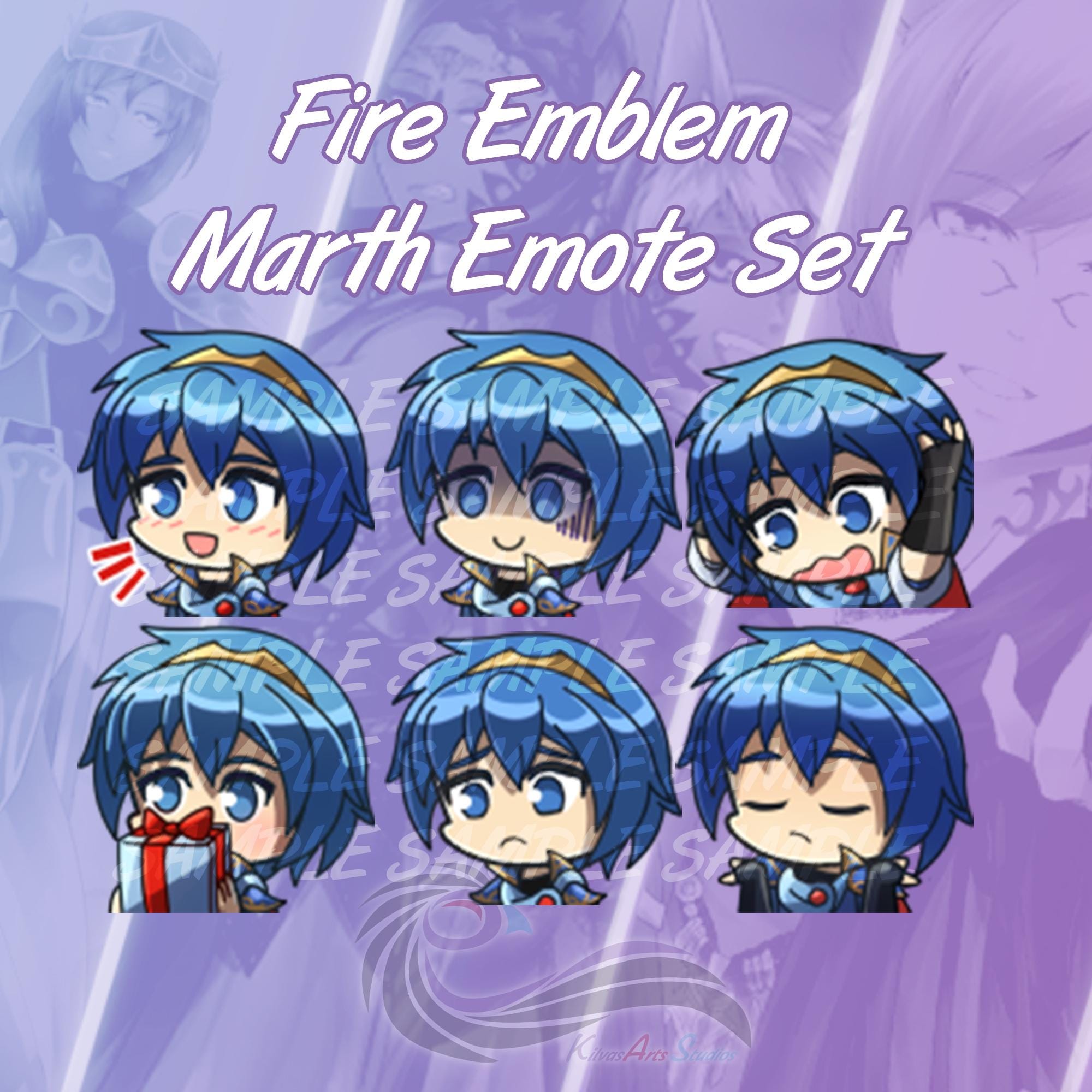 ファイアーエムブレム マルス エモートセット - Etsy 日本