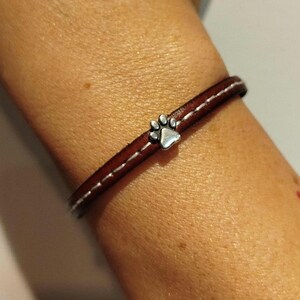 PATTOUNE thin leather bracelet with magnetic clasp