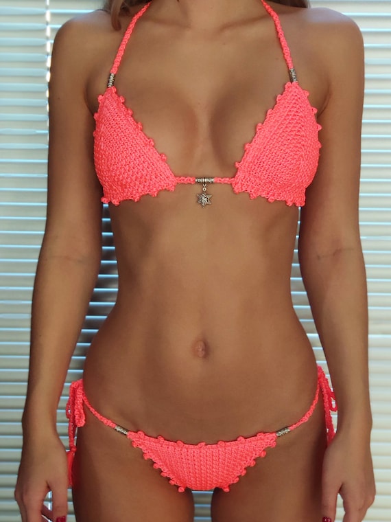 bikini top neon