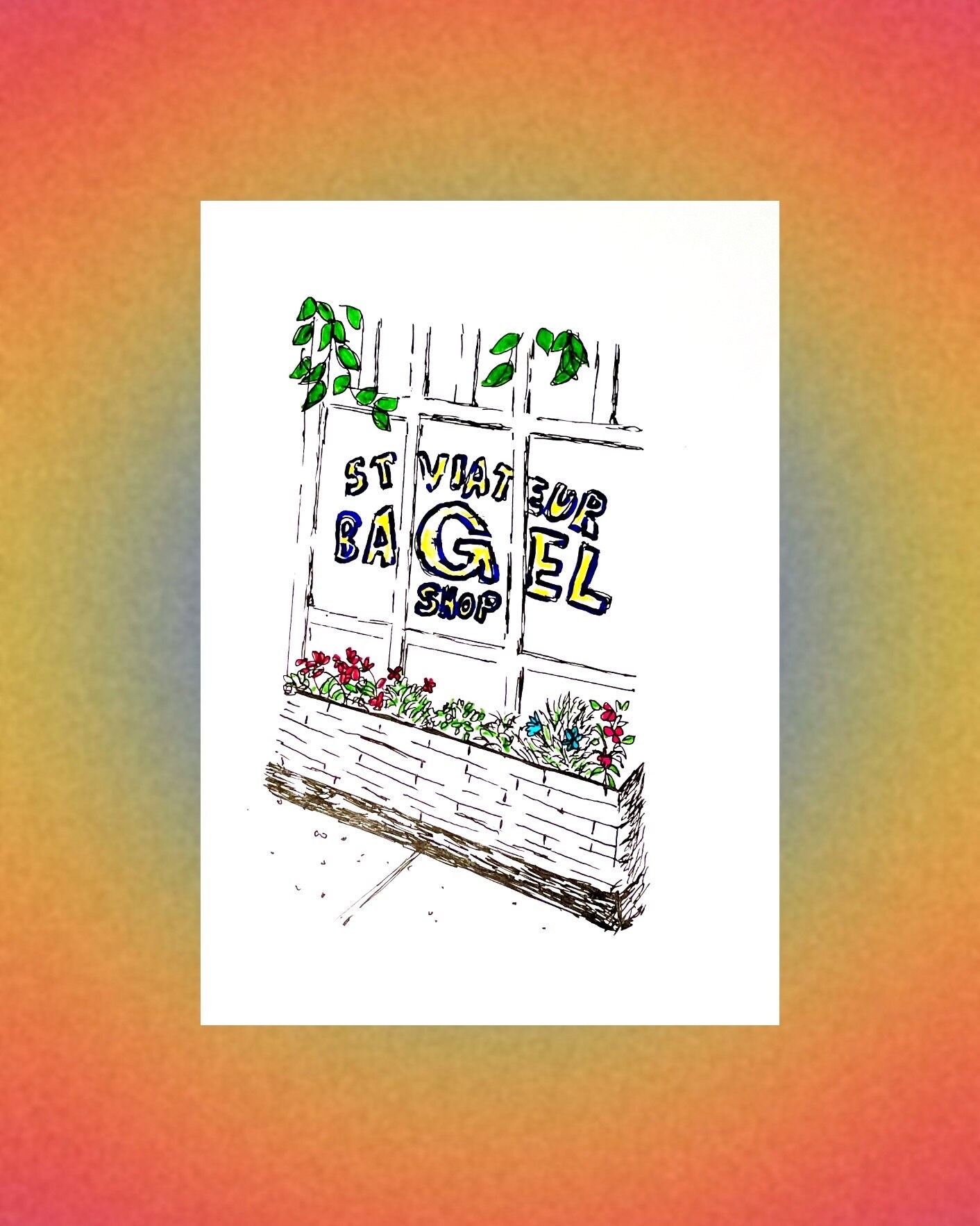 Art print of St Viateur Bagels (Montreal Quebec)