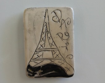 Paris Eiffel Tower fridge magnet