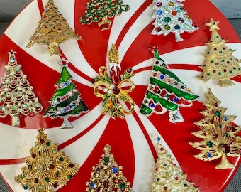 Rare Eisenberg Ice Large Christmas Tree Brooch - Etsy