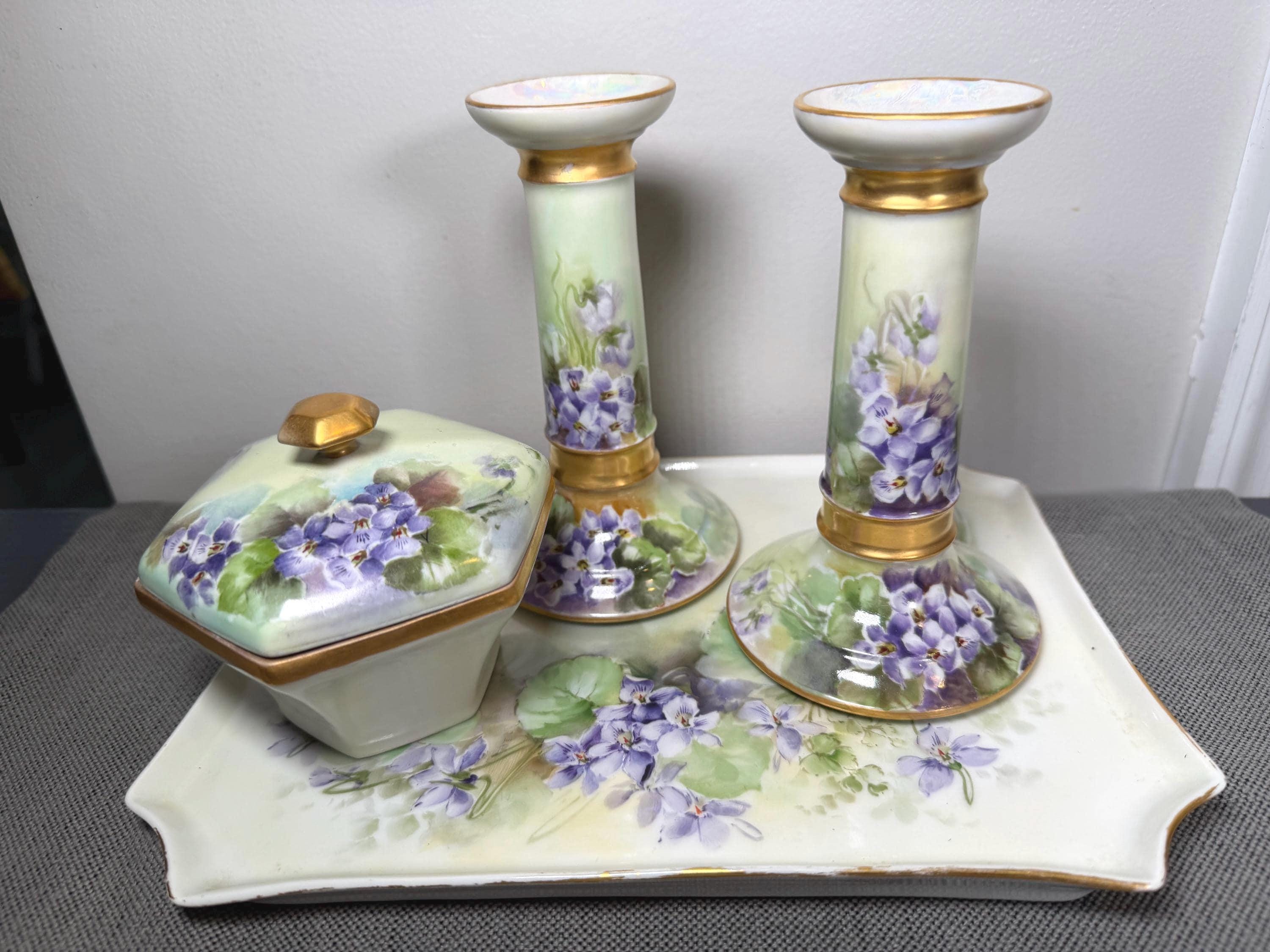 Limoge candle holder - Etsy 日本