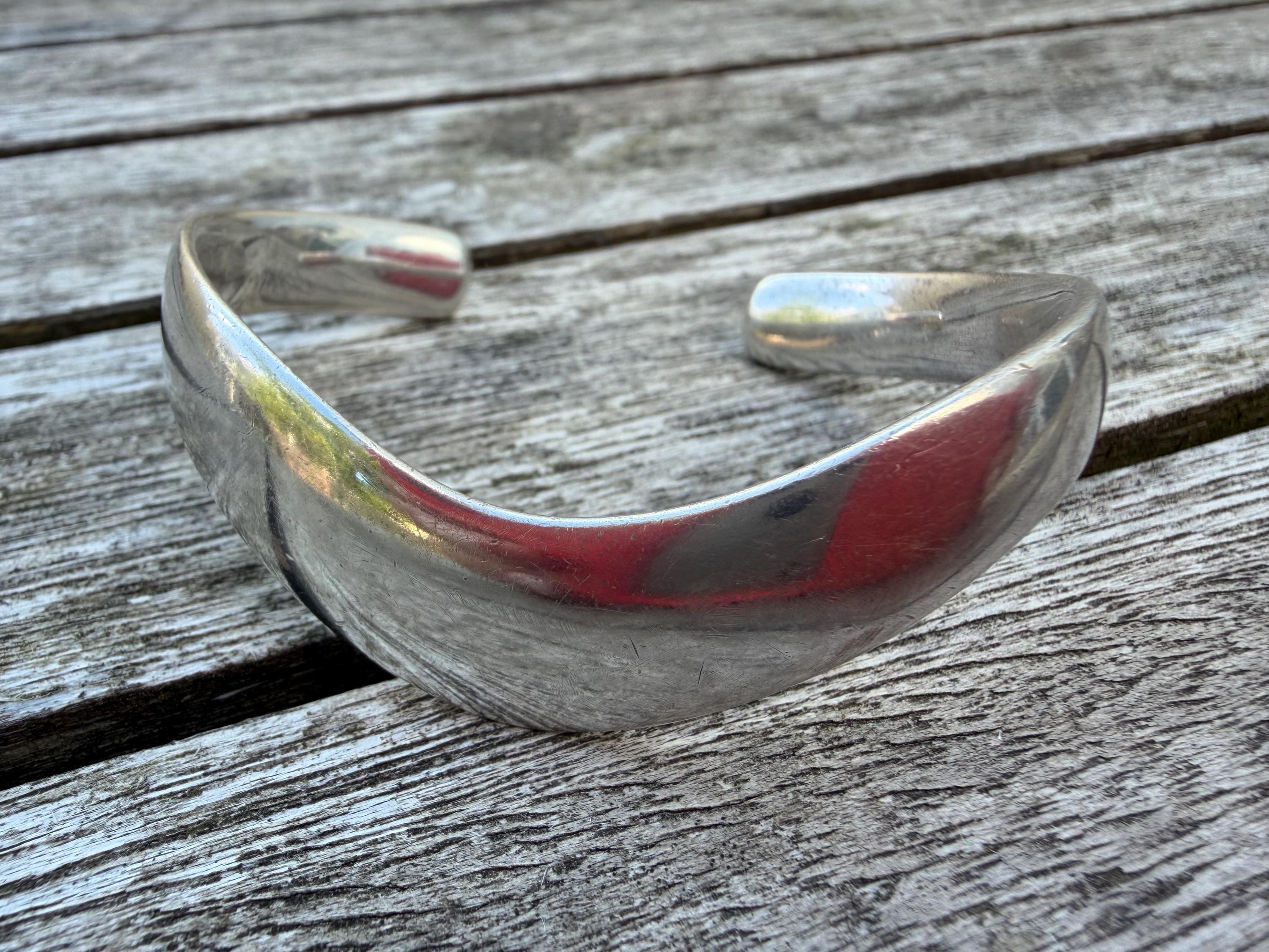 Mexican Mid Century Silver Bracelet - Etsy