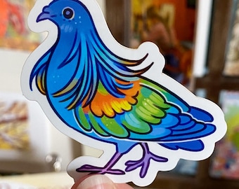 Nicobar Pigeon Sticker