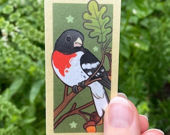 Red-breasted Grosbeak Info Card