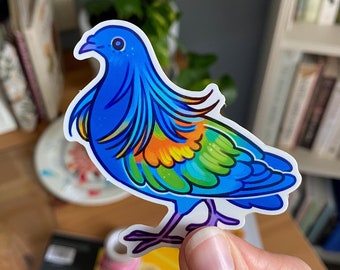 Nicobar Pigeon Vinyl Sticker