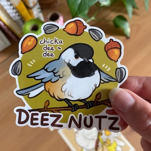 Sticker Noix Chickadeez