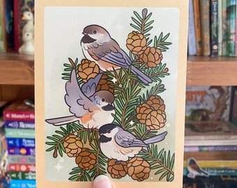 Boreal Chickadee Postcard