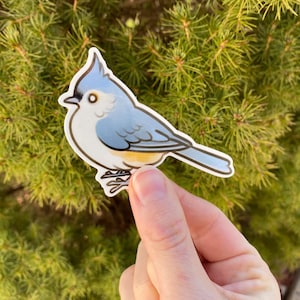 Sticker Mésange touffue