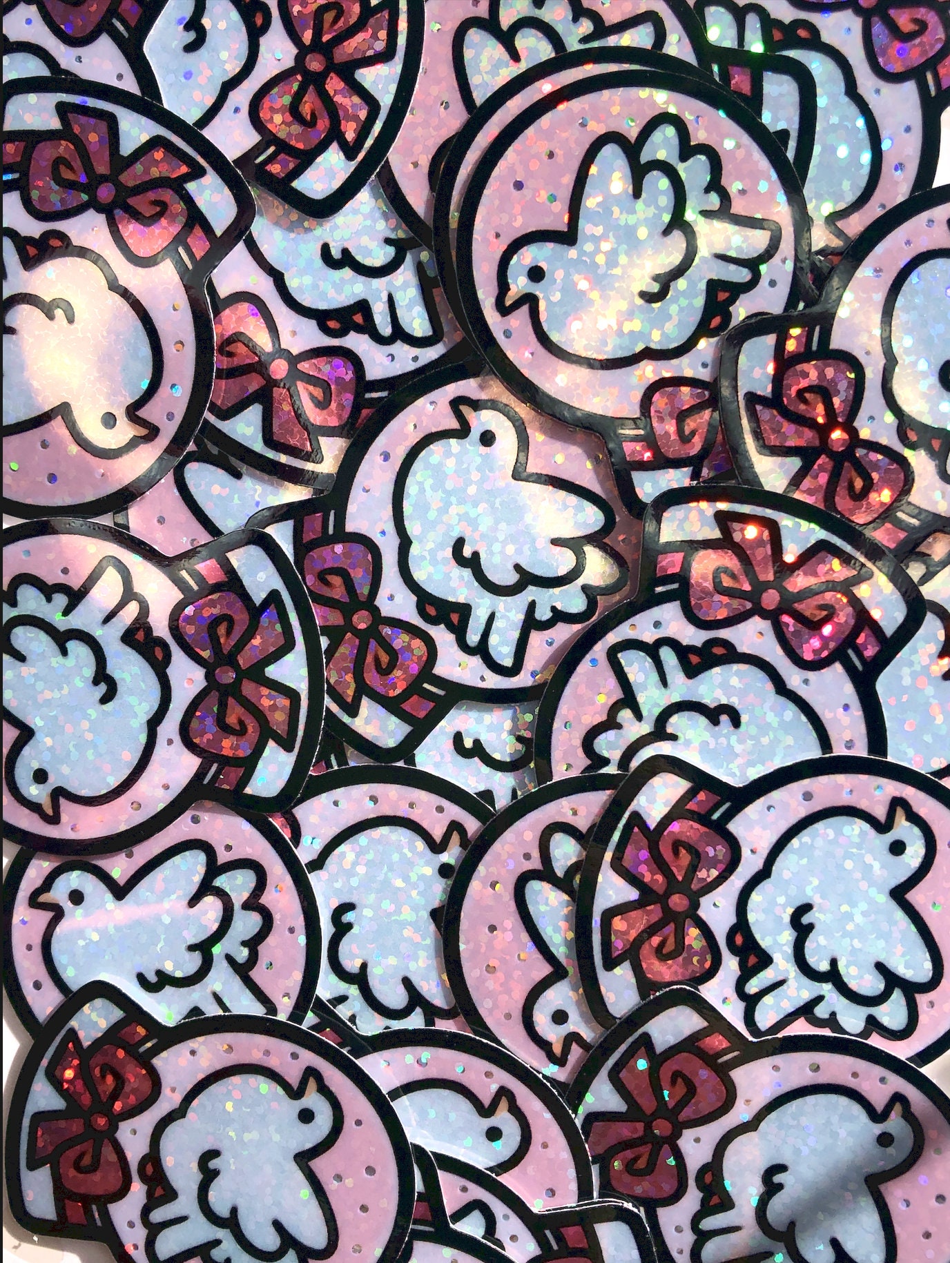 Love-dove Snow Globe Sticker - Etsy