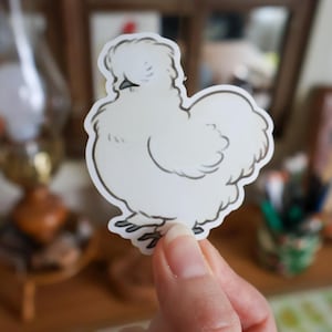 Sticker Poulet Silkie