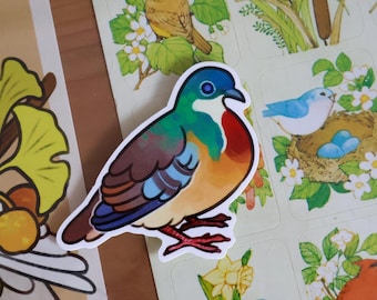 Mindanao Bleeding-heart Pigeon Sticker