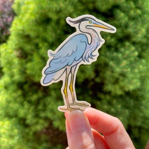 Sticker Grand héron bleu