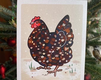 Jubilee Orpington Chicken Postcard