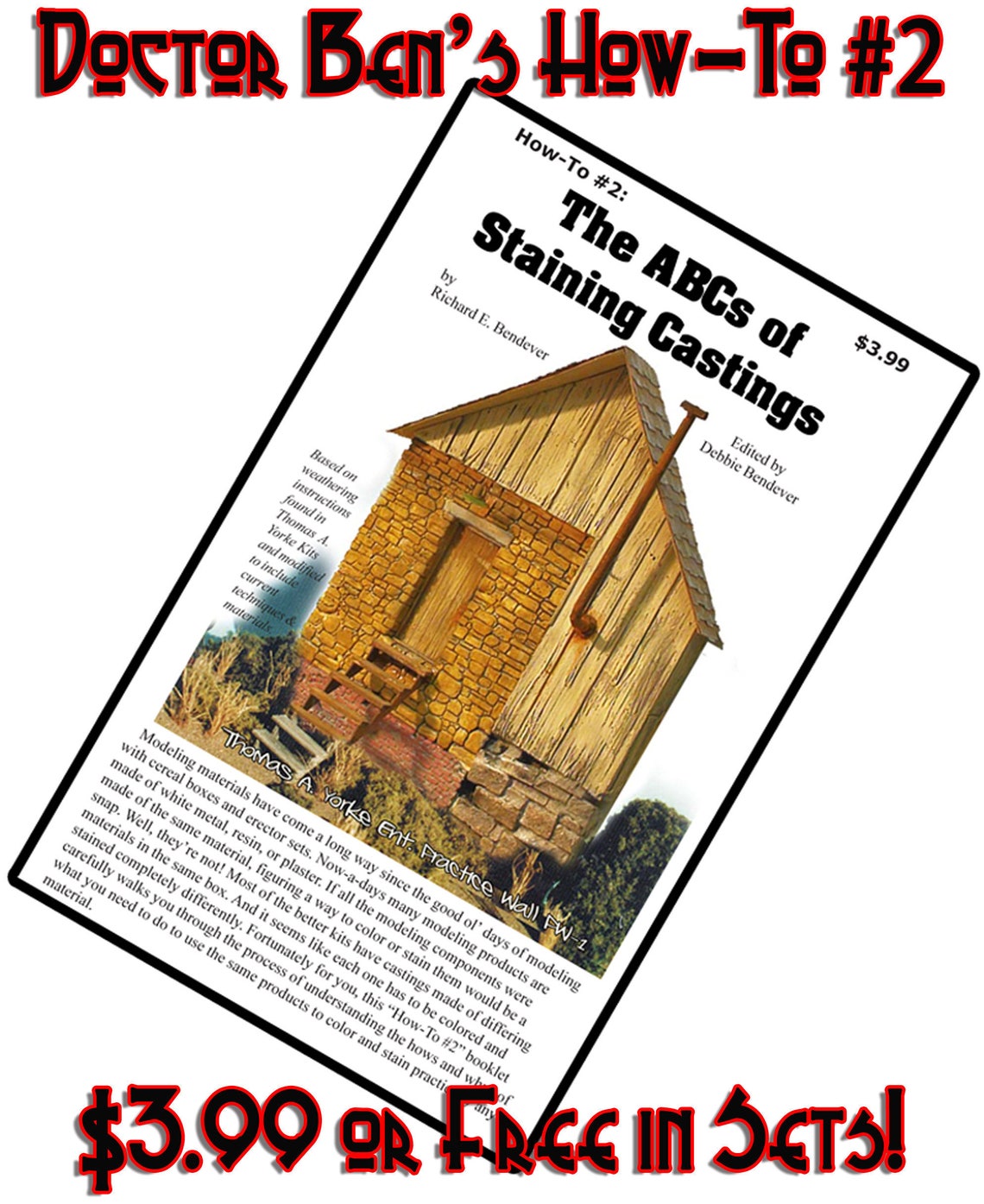 Doctor Ben's Scale Consortium 8jar Weathering Stain Set 3 & Booklet 2